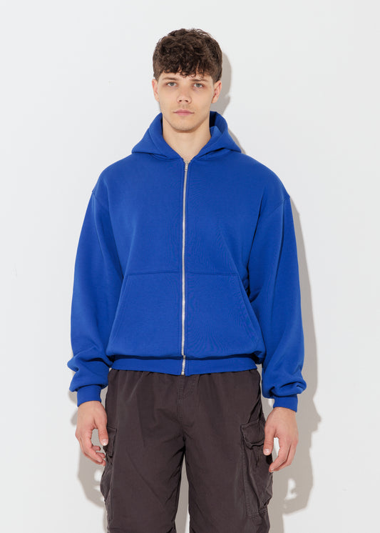 Perfect Hoodie Zip - Blue Royal - Unisex