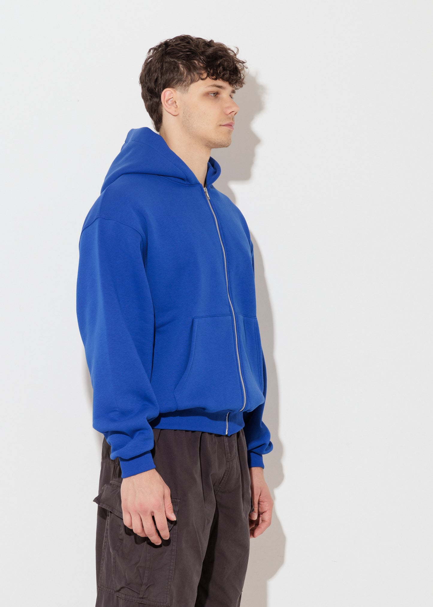 Perfect Hoodie Zip - Blue Royal - Unisex