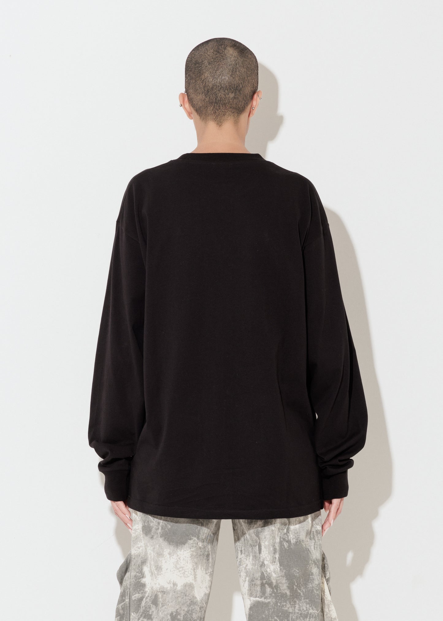 T-shirt Long Sleeve - Nero - Unisex