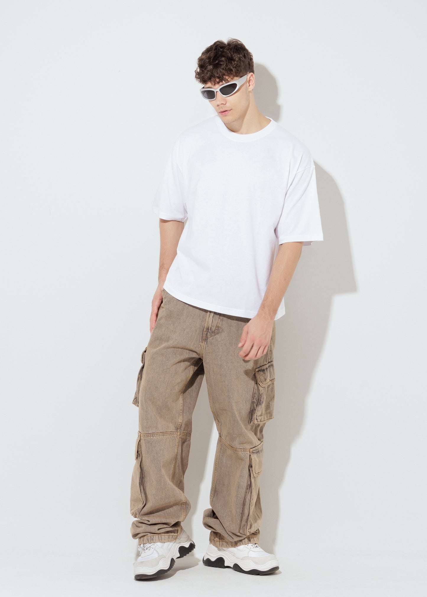 T-shirt Boxy - Panna - Unisex