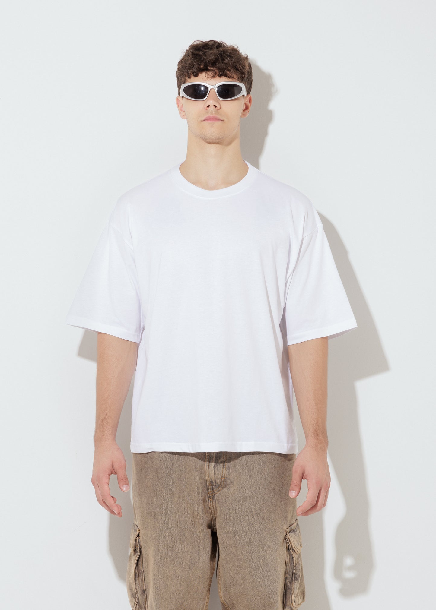 T-shirt Boxy - Panna - Unisex