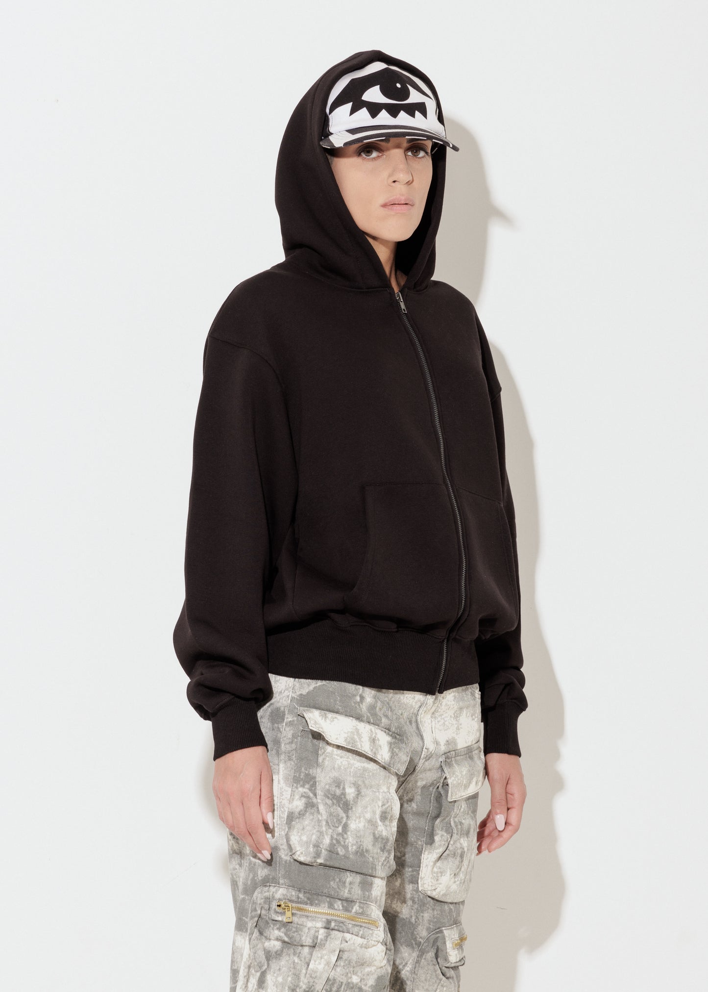 Perfect Hoodie Zip - Nero - Unisex