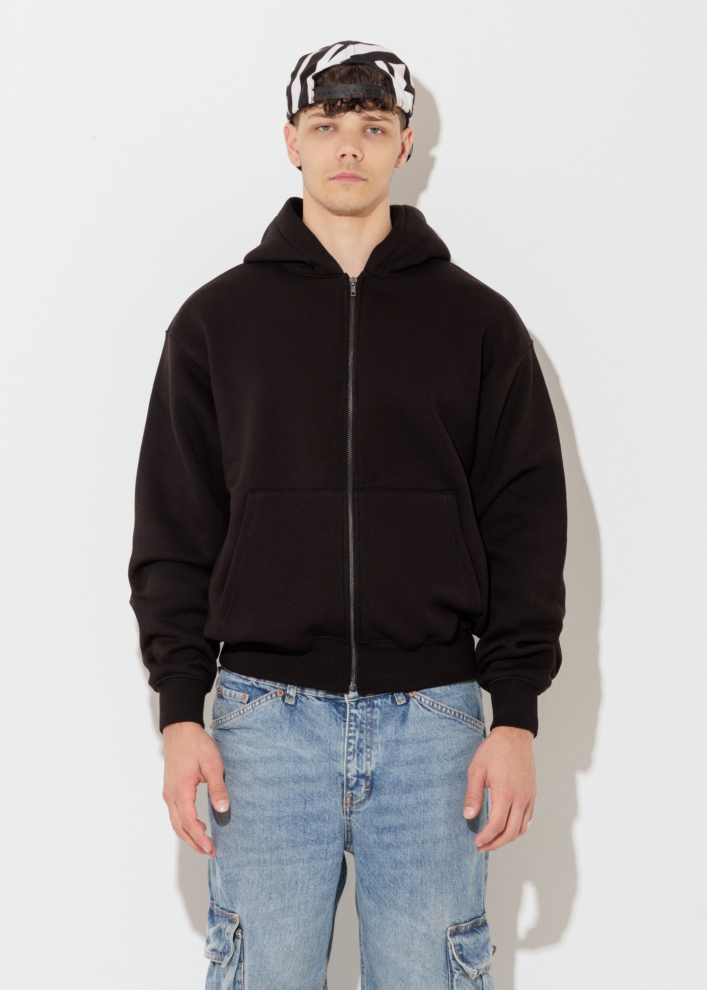 Perfect Hoodie Zip - Nero - Unisex