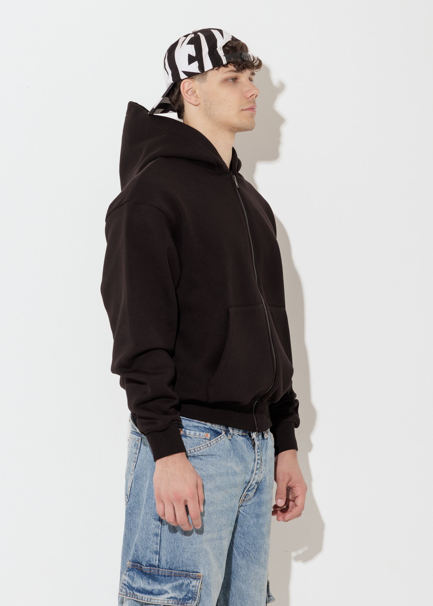 Perfect Hoodie Zip - Nero - Unisex