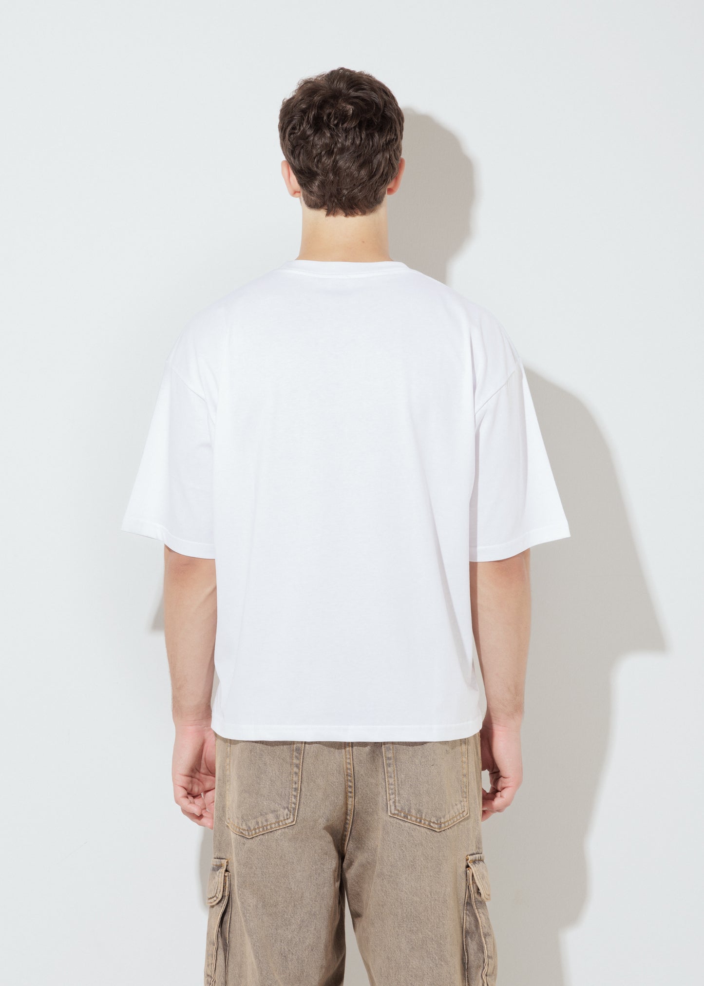 T-shirt Boxy - Panna - Unisex